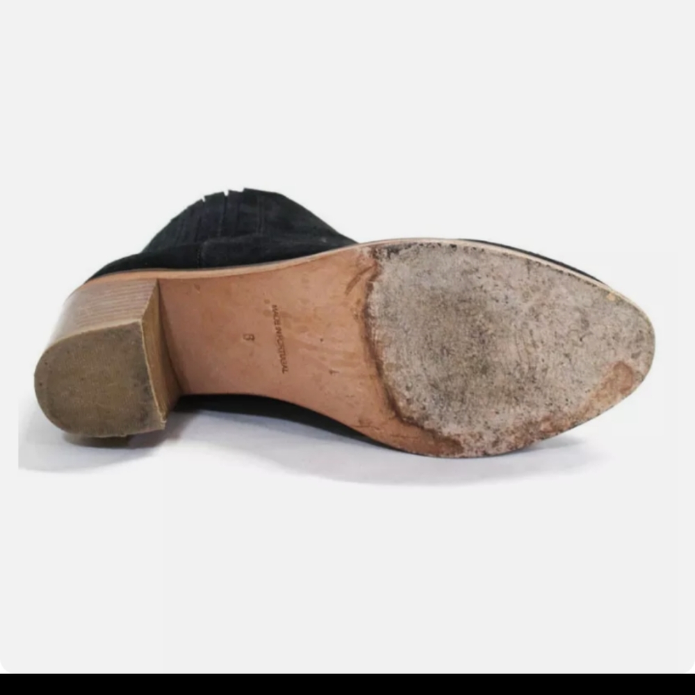 MATT BERNSON POINTED TOE ANKLE BOOTS SUEDE size 6 - Picture 4 of 5